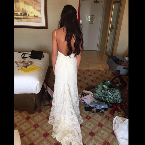 SOLD❗️Wedding Dress Inez style #54107 - Picture 7 of 8